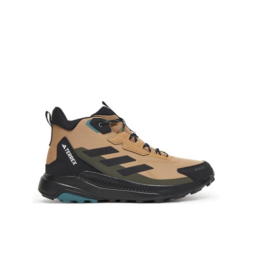 adidas Trekkingi Terrex Anylander Mid Rain.Rdy JQ9963 Brązowy ze sklepu MODIVO w kategorii Buty trekkingowe męskie - zdjęcie 185435449