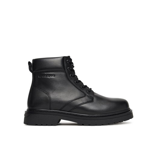 Tommy Jeans Kozaki EM0EM01706 Czarny ze sklepu MODIVO w kategorii Buty zimowe męskie - zdjęcie 185435558