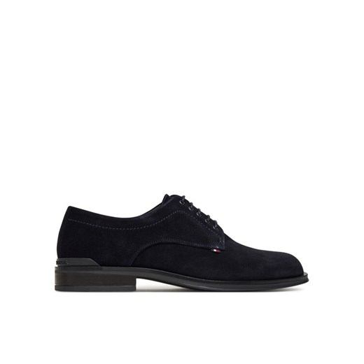 Tommy Hilfiger Półbuty Corporate Derby FM0FM05582 Granatowy ze sklepu MODIVO w kategorii Półbuty męskie - zdjęcie 185435599