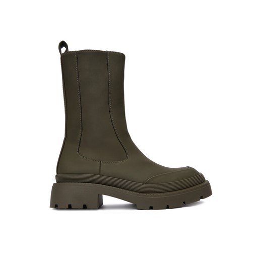 DeeZee Botki 13096-10 Khaki ze sklepu MODIVO w kategorii Botki - zdjęcie 185435656
