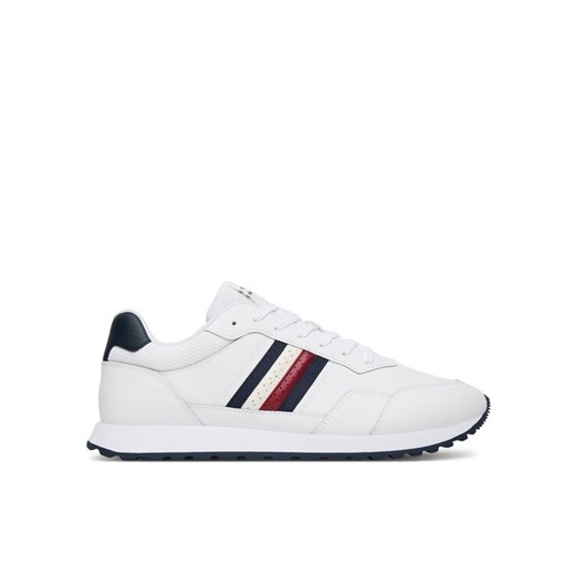Tommy Hilfiger Sneakersy New Runner Eva Stripes FM0FM05637 Biały ze sklepu MODIVO w kategorii Buty sportowe męskie - zdjęcie 185435665