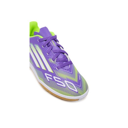 adidas Buty do piłki nożnej F50 Club Indoor Boots Kids JI0042 Fioletowy 33 MODIVO