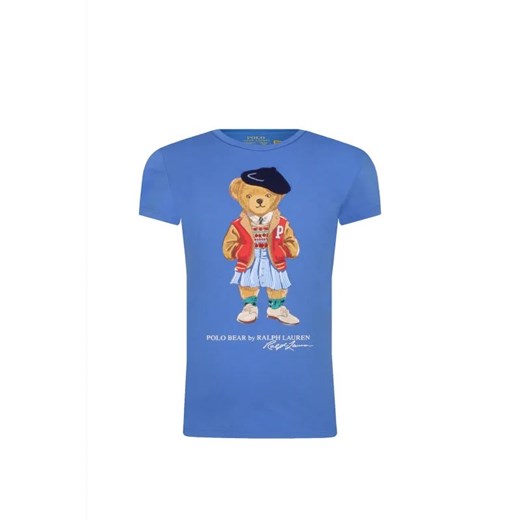 POLO RALPH LAUREN T-shirt | Regular Fit ze sklepu Gomez Fashion Store w kategorii Bluzki dziewczęce - zdjęcie 185437435