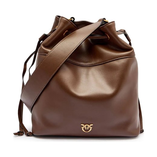 Pinko Skórzany worek SECCHIELLO CLASSIC ze sklepu Gomez Fashion Store w kategorii Torebki worki - zdjęcie 185437465