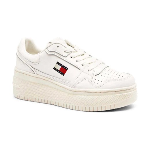 Tommy Jeans Skórzane sneakersy RETRO BASKET ze sklepu Gomez Fashion Store w kategorii Buty sportowe damskie - zdjęcie 185437467