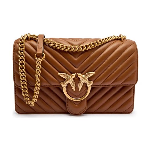 Pinko Skórzana torebka na ramię LOVE ONE CLASSIC ze sklepu Gomez Fashion Store w kategorii Listonoszki - zdjęcie 185437476