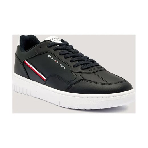 Tommy Hilfiger Skórzane sneakersy BASKET CORE ze sklepu Gomez Fashion Store w kategorii Buty sportowe męskie - zdjęcie 185437488