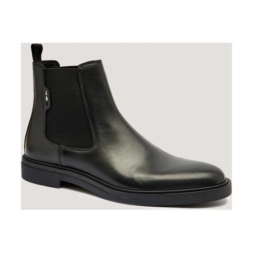 BOSS BLACK Skórzane sztyblety Calev_Cheb_ltfb ze sklepu Gomez Fashion Store w kategorii Buty zimowe męskie - zdjęcie 185437517