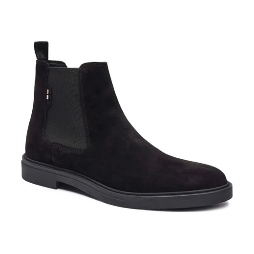 BOSS BLACK Skórzane sztyblety Calev_Cheb_sdfb ze sklepu Gomez Fashion Store w kategorii Buty zimowe męskie - zdjęcie 185437525