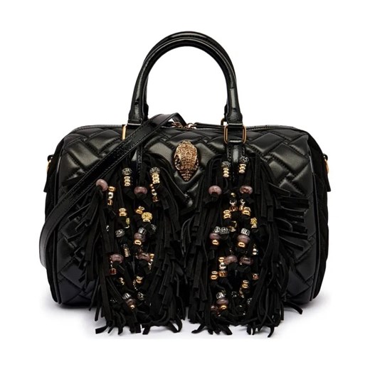 Kurt Geiger Skórzany kuferek KENSINGTON BOSTON FRINGE ze sklepu Gomez Fashion Store w kategorii Kuferki - zdjęcie 185437579
