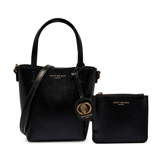 Kurt Geiger Skórzana torebka na ramię + saszetka SMALL CHELSEA ze sklepu Gomez Fashion Store w kategorii Torby Shopper bag - zdjęcie 185437588