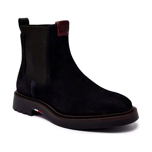 Tommy Hilfiger Skórzane sztyblety CHELSEA ze sklepu Gomez Fashion Store w kategorii Buty zimowe męskie - zdjęcie 185437615
