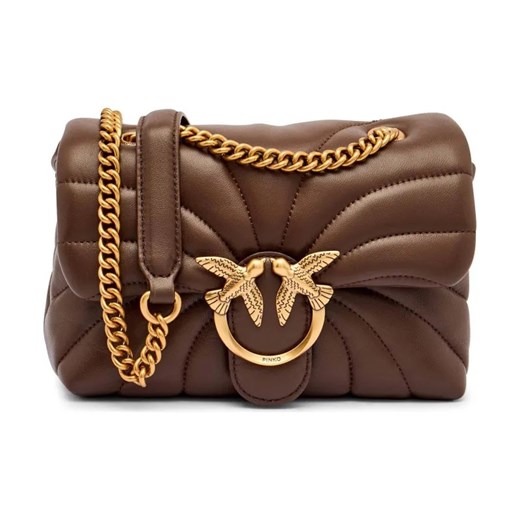 Pinko Skórzana torebka na ramię LOVE PUFF MINI ze sklepu Gomez Fashion Store w kategorii Listonoszki - zdjęcie 185437756