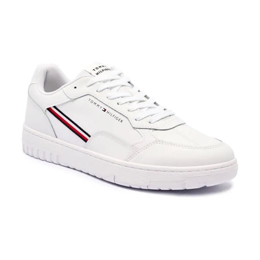 Tommy Hilfiger Skórzane sneakersy BASKET CORE ze sklepu Gomez Fashion Store w kategorii Buty sportowe męskie - zdjęcie 185437778