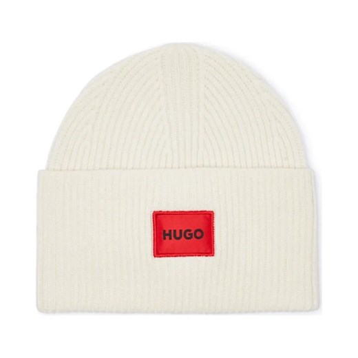 HUGO Wełniana czapka Saffa ze sklepu Gomez Fashion Store w kategorii Czapki zimowe damskie - zdjęcie 185437797
