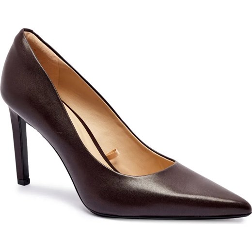 Calvin Klein Skórzane szpilki ESS STILETTO 90 ze sklepu Gomez Fashion Store w kategorii Czółenka - zdjęcie 185437868