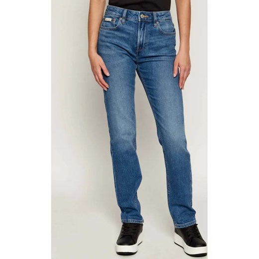 Calvin Klein Jeans Jeansy INDIGO CHANNEL | Slim Fit | mid rise ze sklepu Gomez Fashion Store w kategorii Jeansy damskie - zdjęcie 185437915