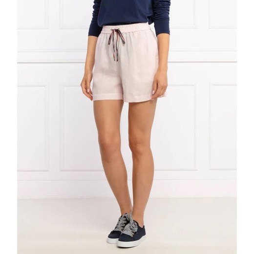 Tommy Hilfiger Lniane szorty | Regular Fit ze sklepu Gomez Fashion Store w kategorii Szorty - zdjęcie 185440525