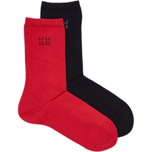Hugo Bodywear Skarpety 2-pack UNI LOGO ze sklepu Gomez Fashion Store w kategorii Skarpetki damskie - zdjęcie 185440566