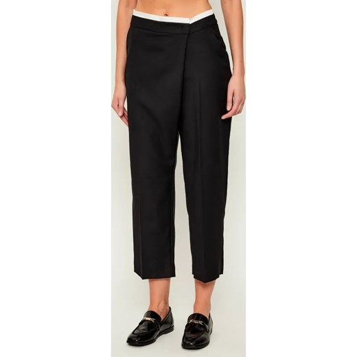 Marc Cain Spodnie WELS | Loose fit | z dodatkiem wełny ze sklepu Gomez Fashion Store w kategorii Spodnie damskie - zdjęcie 185440685