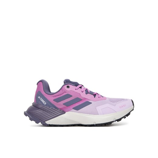 Buty do biegania adidas Terrex Soulstride RAIN.RDY Trail JR7070 Fioletowy ze sklepu eobuwie.pl w kategorii Buty sportowe damskie - zdjęcie 185440799