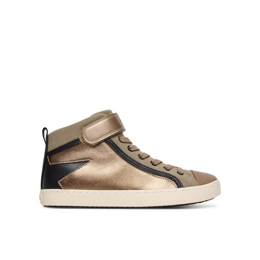 Sneakersy Geox J Kalispera J944GM 0NFGN C0533 D Brązowy ze sklepu eobuwie.pl w kategorii Buty sportowe dziecięce - zdjęcie 185440826
