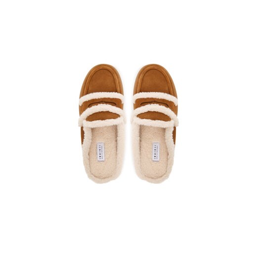 Klapki Inuikii Mule Wool 1004.017.0011 Brązowy Inuikii 36 eobuwie.pl