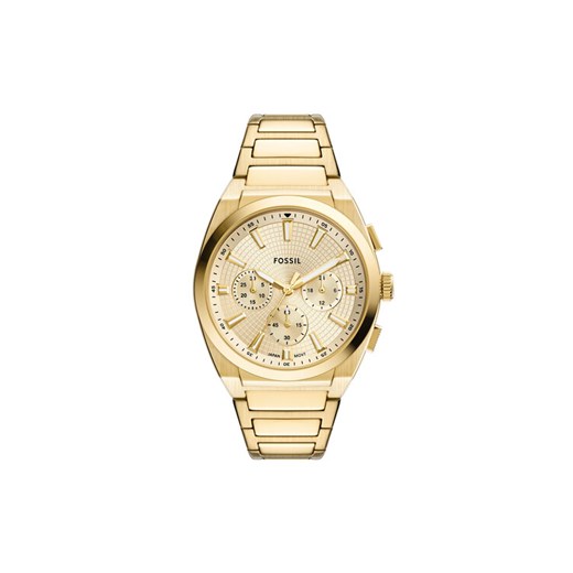 Fossil Zegarek Everett Chronograph FS6119 Złoty ze sklepu MODIVO w kategorii Zegarki - zdjęcie 185441825