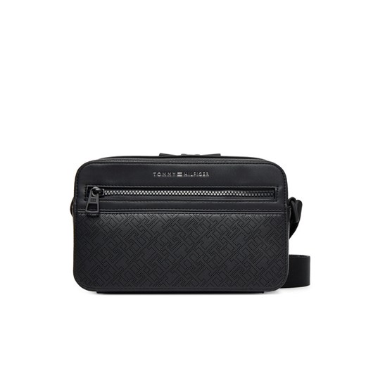 Tommy Hilfiger Saszetka Th Monogram Ew Reporter AM0AM13837 Czarny ze sklepu MODIVO w kategorii Torby męskie - zdjęcie 185441857