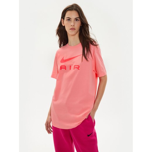 Nike T-Shirt DX7918 Różowy Regular Fit ze sklepu MODIVO w kategorii Bluzki damskie - zdjęcie 185441955