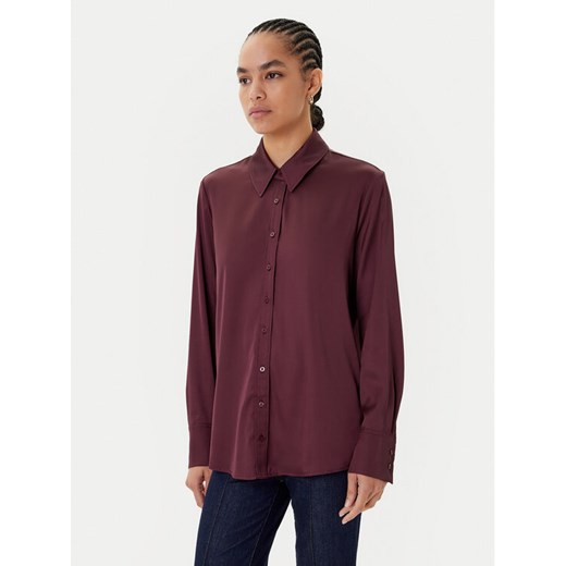 Guess Koszula A114 Bordowy Regular Fit ze sklepu MODIVO w kategorii Koszule damskie - zdjęcie 185441976