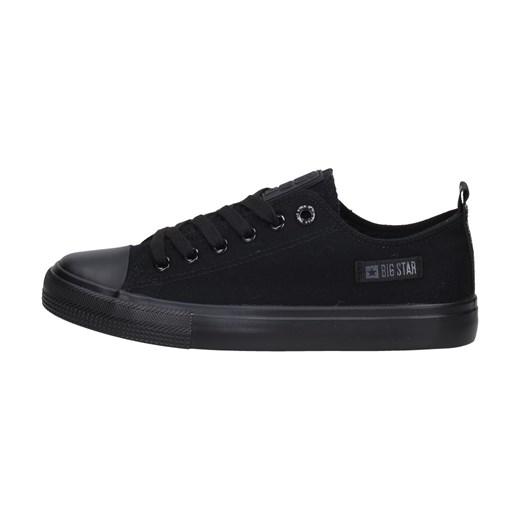 Czarne tekstylne trampki damskie Big Star Kk274009 ze sklepu suzana.pl w kategorii Trampki damskie - zdjęcie 185443196