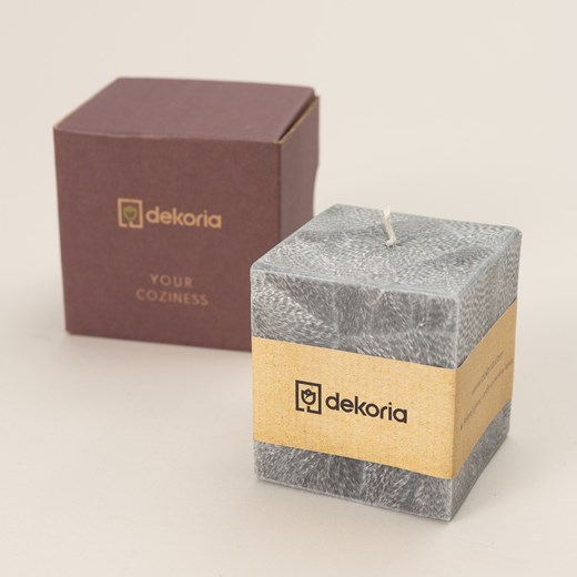 Świeca zapachowa palmowa kostka Your Coziness ze sklepu dekoria.pl w kategorii Świece i dyfuzory - zdjęcie 185443328