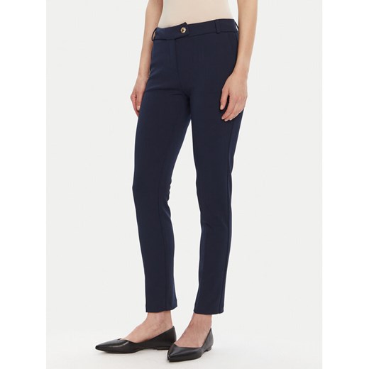 Rinascimento Chinosy CFC0126226003 Granatowy Slim Fit ze sklepu MODIVO w kategorii Spodnie damskie - zdjęcie 185444055