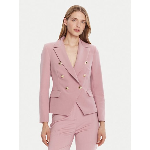 Rinascimento Marynarka CFC0126227003 Różowy Slim Fit ze sklepu MODIVO w kategorii Marynarki damskie - zdjęcie 185444056