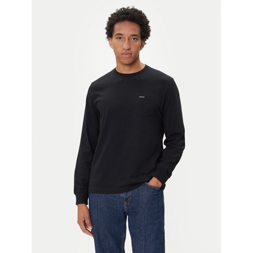 Guess Jeans Longsleeve M5BI77 K8FQ4 Czarny Regular Fit ze sklepu MODIVO w kategorii T-shirty męskie - zdjęcie 185444087
