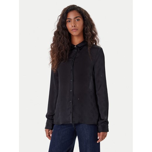 Guess Koszula W5YH1A WHCR2 Czarny Regular Fit ze sklepu MODIVO w kategorii Koszule damskie - zdjęcie 185444088