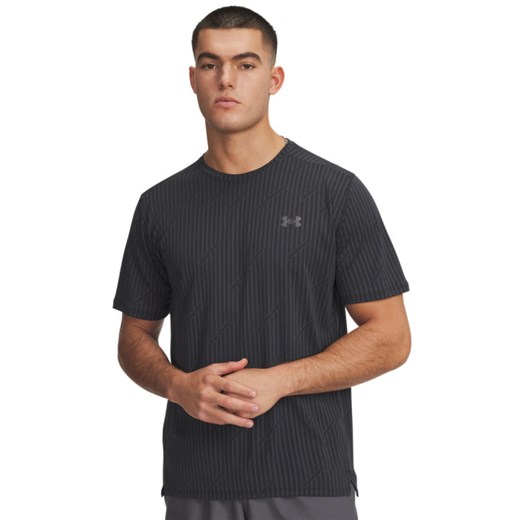 Męska koszulka treningowa Under Armour UA Tech Vent Jacquard - czarna ze sklepu Sportstylestory.com w kategorii T-shirty męskie - zdjęcie 185444489