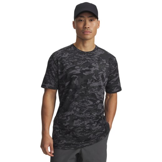 Męski t-shirt z nadrukiem moro Under Armour UA ABC Camo SS - szary ze sklepu Sportstylestory.com w kategorii T-shirty męskie - zdjęcie 185444507