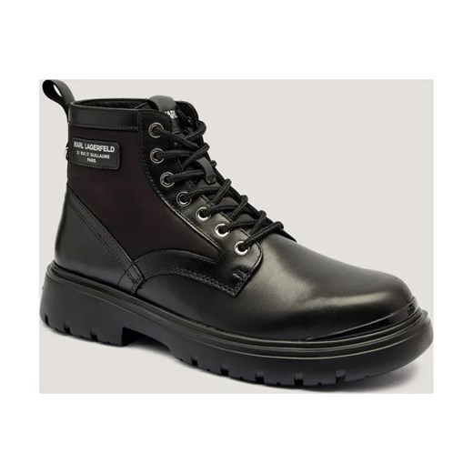 Karl Lagerfeld Skórzane buty wysokie MASON ze sklepu Gomez Fashion Store w kategorii Buty zimowe męskie - zdjęcie 185444679