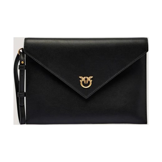 Pinko Skórzana kopertówka FLAT PURSE HANDLE ze sklepu Gomez Fashion Store w kategorii Kopertówki - zdjęcie 185444716