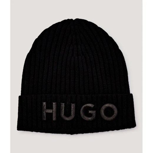 HUGO Wełniana czapka Unisex X ze sklepu Gomez Fashion Store w kategorii Czapki zimowe damskie - zdjęcie 185444735