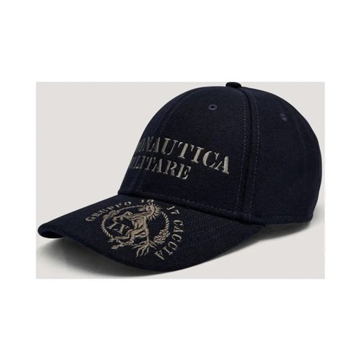 Aeronautica Militare Bejsbolówka | z dodatkiem wełny ze sklepu Gomez Fashion Store w kategorii Czapki z daszkiem męskie - zdjęcie 185444749