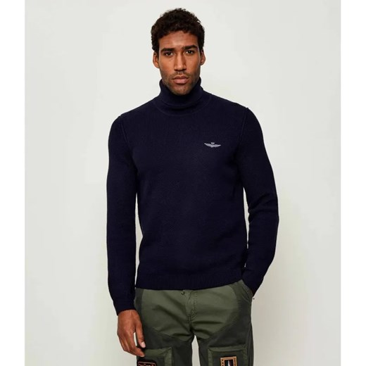 Aeronautica Militare Golf | Regular Fit | z dodatkiem wełny ze sklepu Gomez Fashion Store w kategorii Swetry męskie - zdjęcie 185444805