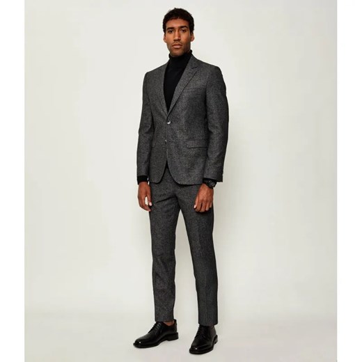 HUGO Wełniany garnitur Arti-Hesten | Extra slim fit | z dodatkiem jedwabiu ze sklepu Gomez Fashion Store w kategorii Garnitury męskie - zdjęcie 185444809