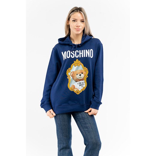 Moschino Bluza w kolorze granatowym ze sklepu Limango Polska w kategorii Bluzy damskie - zdjęcie 185445699