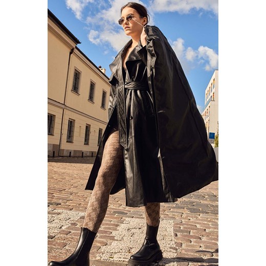 Rajstopy z geometrycznym wzorem pepitki cappuccino Fashion Lover 30 DEN, Kolor cappuccino, Rozmiar 2, Fiore ze sklepu Primodo w kategorii Rajstopy - zdjęcie 185447139