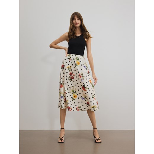 Reserved - Spódnica we wzór - wielobarwny Reserved M Reserved