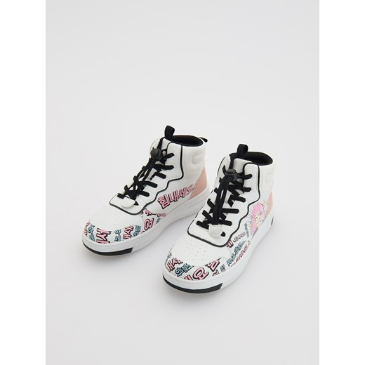 Reserved - Sneakersy za kostkę - złamana biel ze sklepu Reserved w kategorii Trampki dziecięce - zdjęcie 185449127