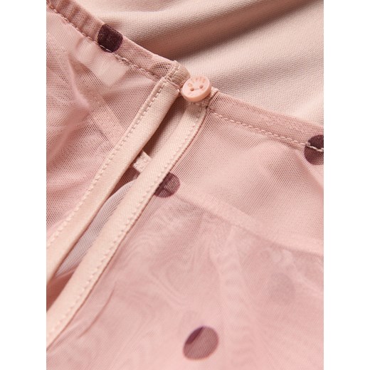 Reserved - Tiulowa sukienka - kremowy Reserved 134/140 (8-9 lat) Reserved